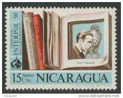 Nicaragua 1972 Mi 1687 ** “Sam Spade” By Dashiell Hammett (1894-1961) American Author Hard-boiled Novels + Short Stories - Schriftsteller