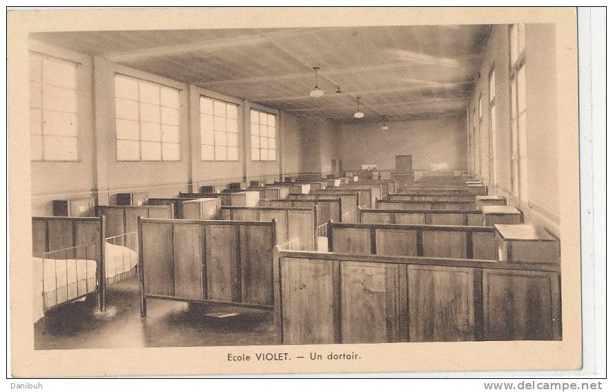 75 // PARIS ECOLE VIOLET, Ecole D´électricité Et De Mécaniques Industrielles, UN DORTOIR - Enseignement, Ecoles Et Universités