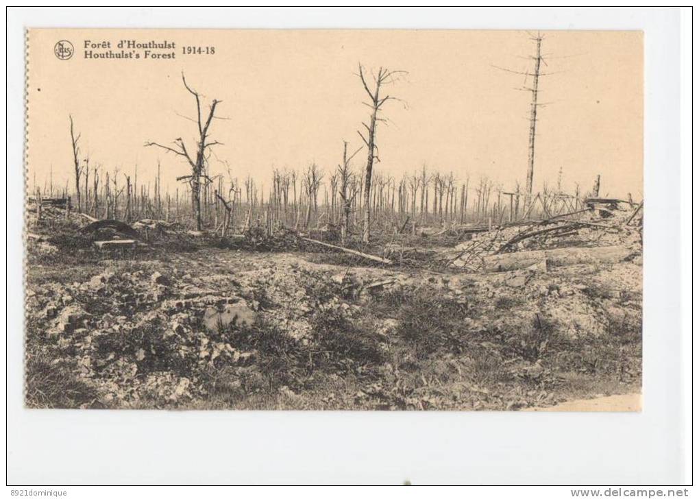 Worldwar 1914-18 Houthulst 's Forest - Forêt D'Houthulst - Houthulst