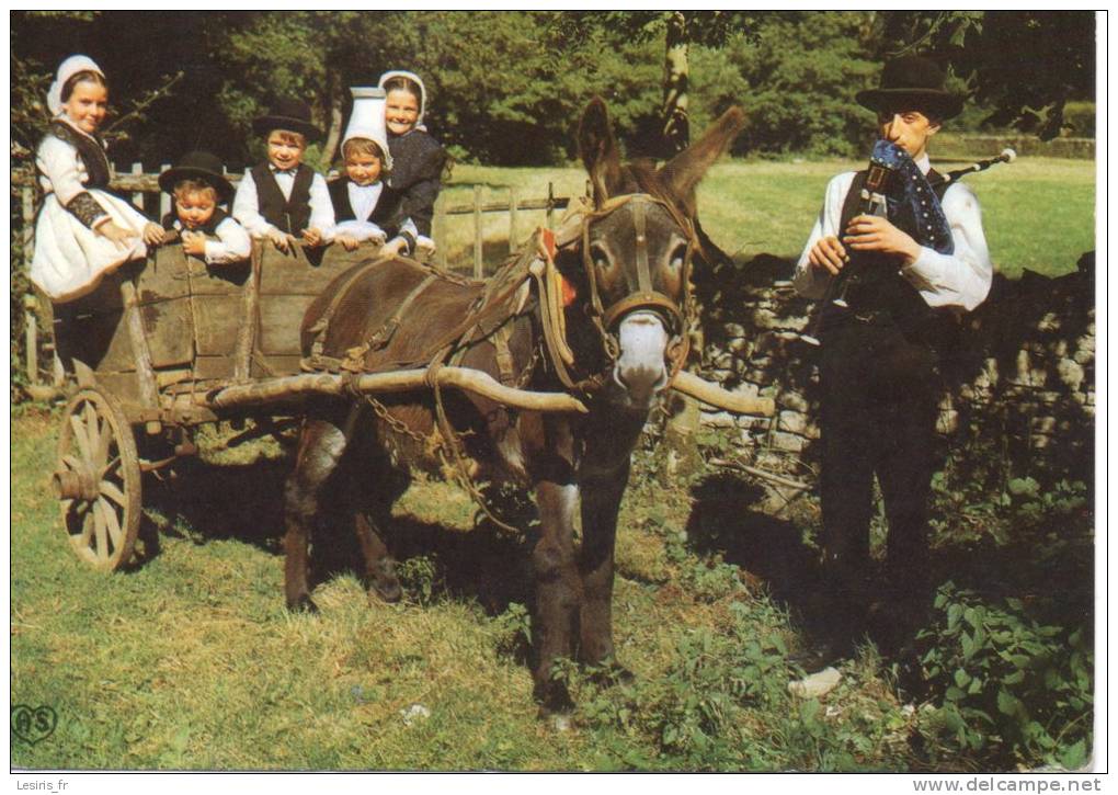 CP - PHOTO - LA MOTHE SAINT HERAY - LES PIBOLOUS - FOLKLORE DE FRANCE - EN POITON - 34 - ARTAUD - La Mothe Saint Heray