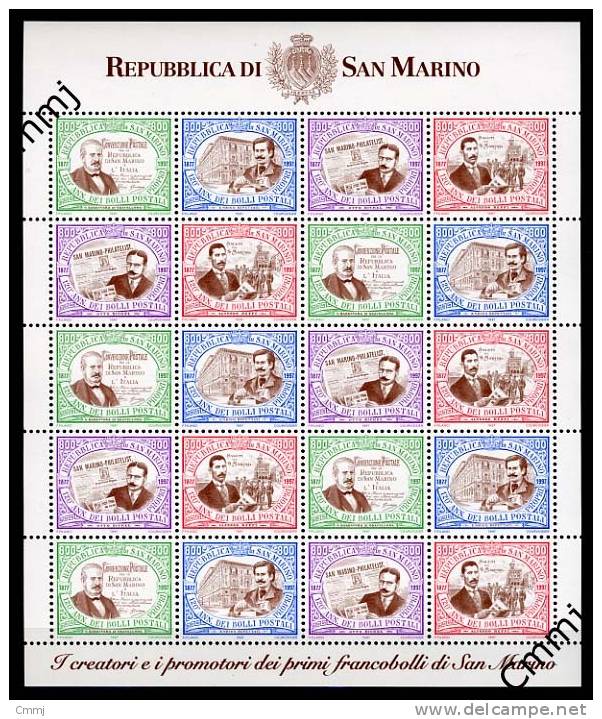 1997 - SAINT-MARIN - SAN MARINO - Sass. Block MF 1570/73 - MNH - (**) - New Mint - Blocs-feuillets