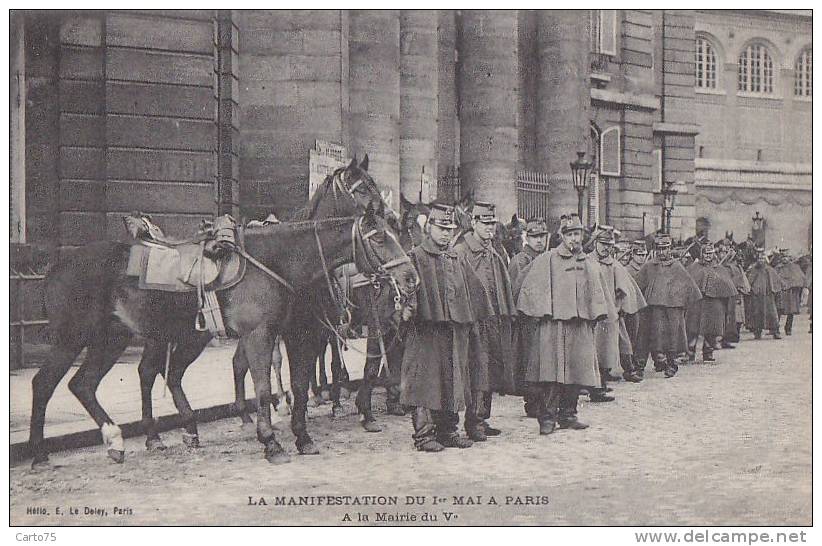 Evènements - Manifestations - 1er Mai -  Paris Cavalerie - Manifestations