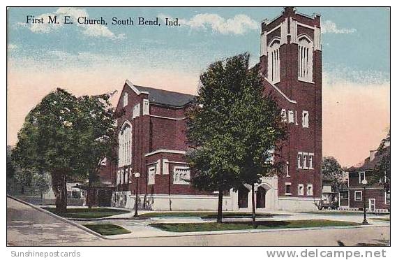 Indiana South Bend First M E Church - South Bend