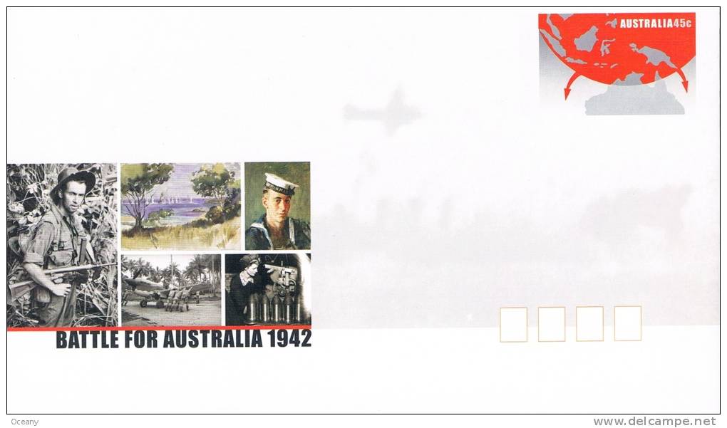 Australie - Aérogramme Battle For Australia 1942 - Aérogrammes