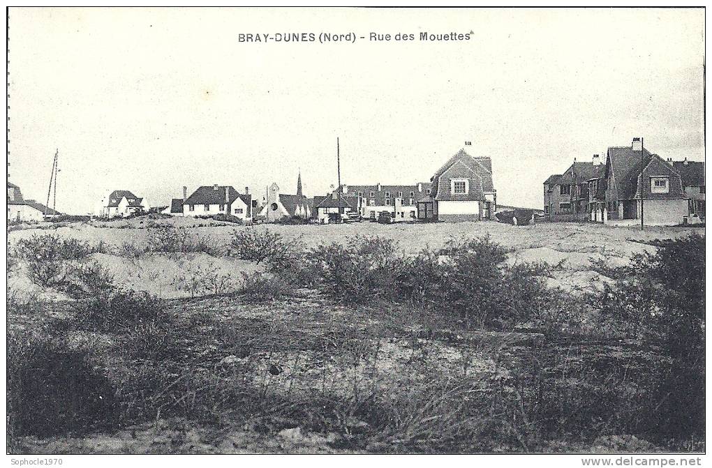 NORD PAS DE CALAIS - 59 - NORD - DUNKERQUE - BRAY-DUNES - Rue Des Mouettes - Autres & Non Classés