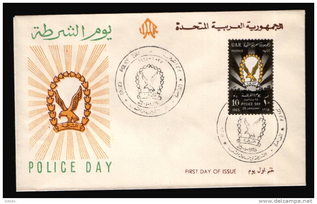 EGYPT / 1965 / POLICE DAY / FDC / VF . - Lettres & Documents