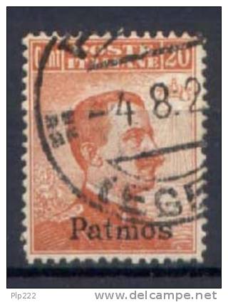 Egeo Patmos 1912 Sass.9 Usato/Used VF/F - Egée (Patmo)