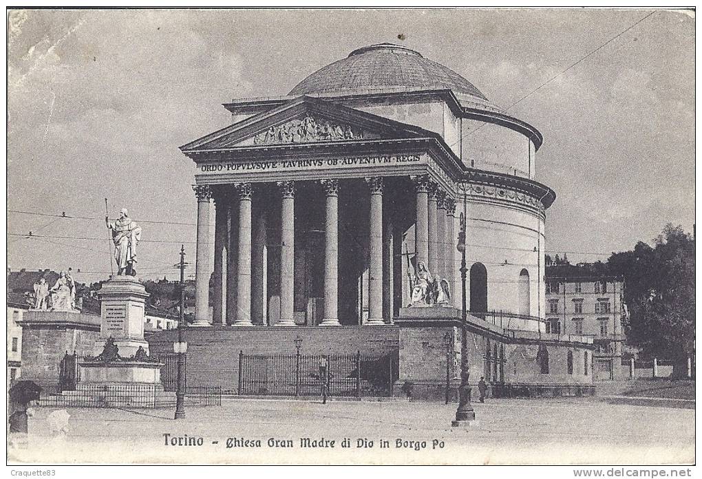 ITALIE-TORINO-CHIESA GRAN MADRE DI DIO IN BURGO PO  Carte Animée - Kerken