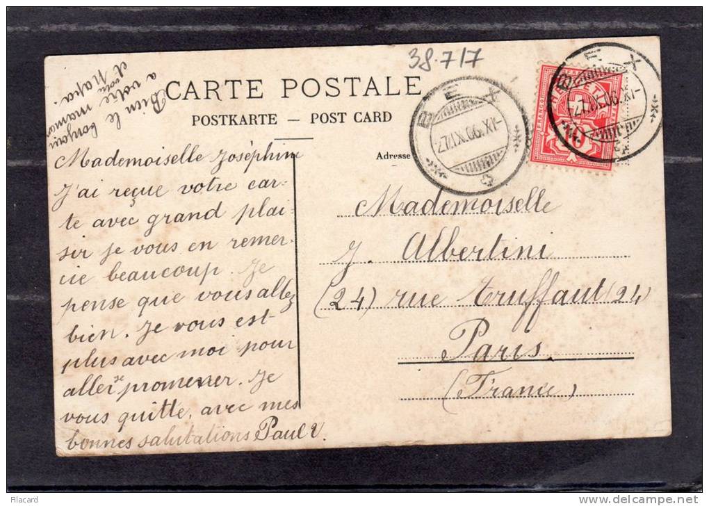 38717    Svizzera,  Les  Dents  De  Morcles (2980 M.) -  Vue  Prise  Des  Martinets,  VG  1906 - Morcles