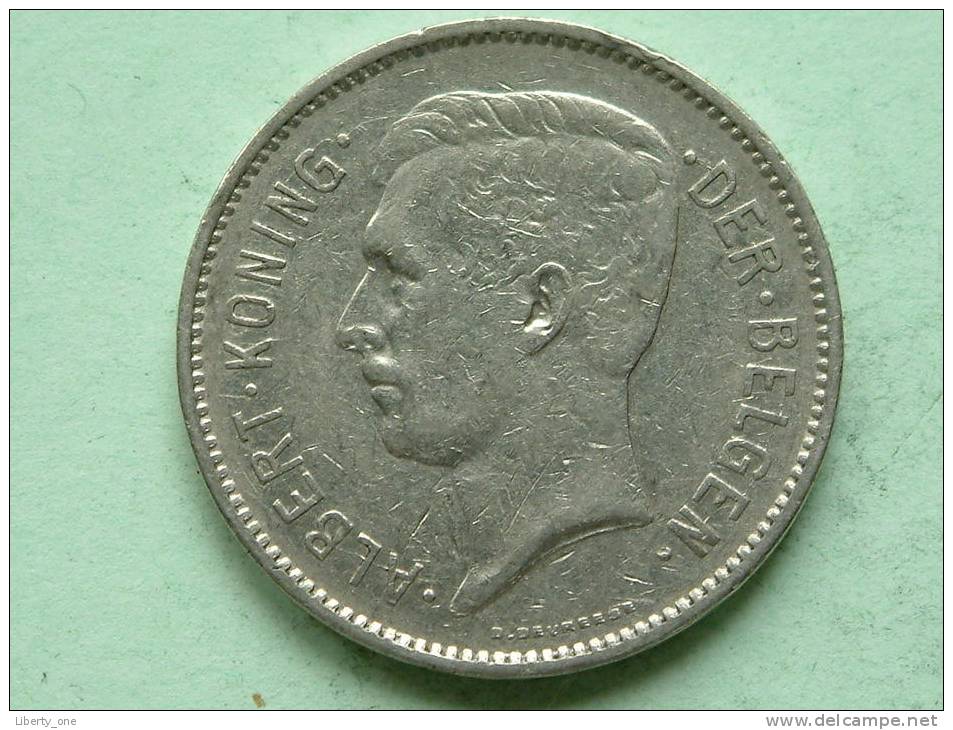 1933 VL - EEN BELGA / 5 FRANK - Morin 389 ( For Grade, Please See Photo ) ! - 5 Frank & 1 Belga