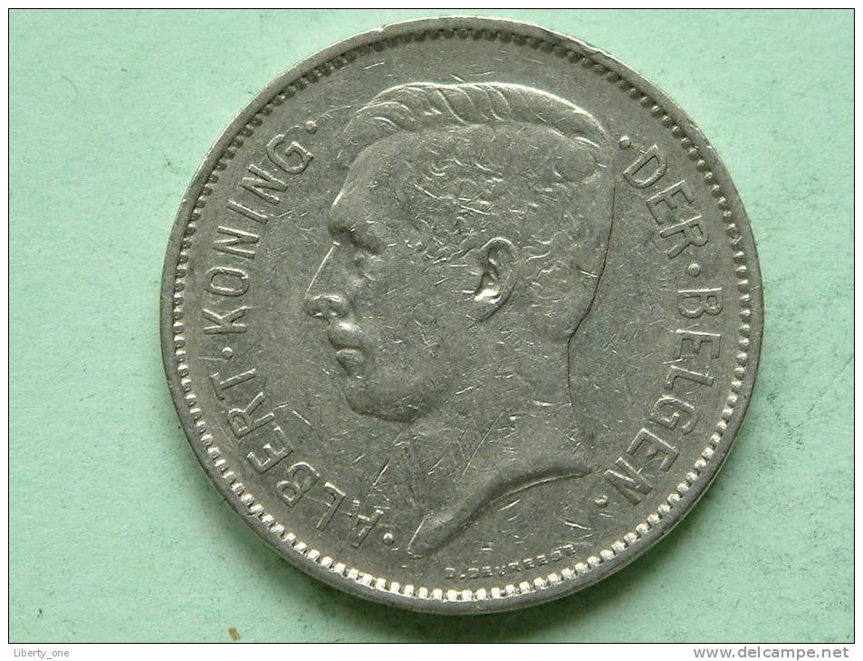 1933 VL - EEN BELGA / 5 FRANK - Morin 389 ( For Grade, Please See Photo ) ! - 5 Francs & 1 Belga