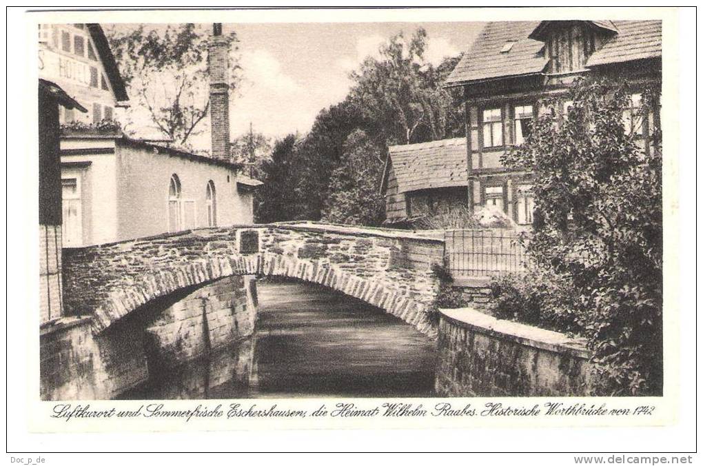 Deutschland - Eschershausen Die Heimat Von Wilhelm Raabe - Historische Brücke - Holzminden