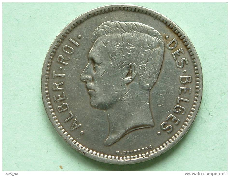 1931 - UN BELGA / 5 FRANCS - Morin 384 ( For Grade, Please See Photo ) ! - 5 Francs & 1 Belga