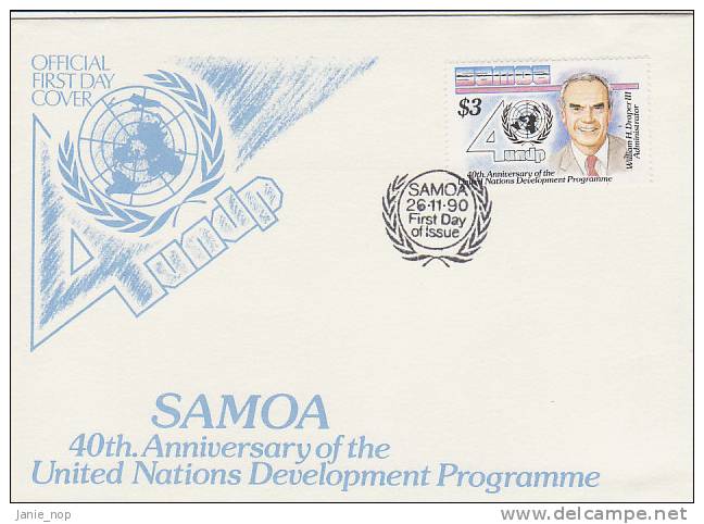 Samoa 1990 40th Anniversary United Nations Development Programme - Samoa (Staat)