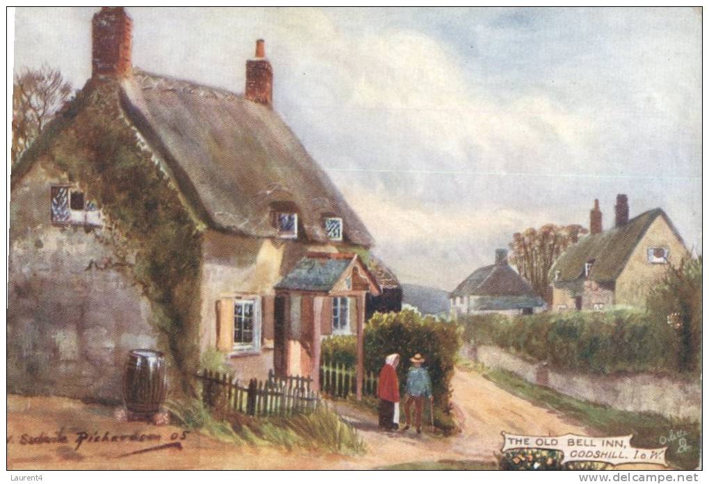 (432) Very Old Postcard - Carte Ancienne - UK - The Old Bell Inn Godshill - Andere & Zonder Classificatie