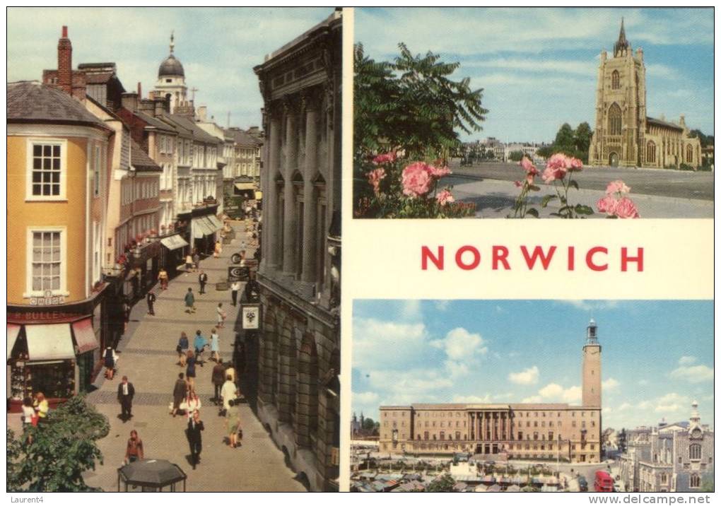 (432) Older Postcard - Carte Assez Ancienne - UK - Norwich - Norwich