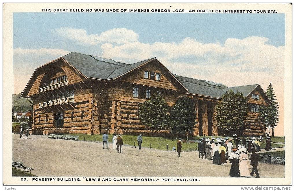 Etr - USA - PORTLAND - Forestry Building "Lewis And Clarck Memorial" - Portland