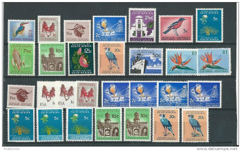 Afrique Du Sud:  248/ 260 ** + Timbres à étudier (Papier Et Filigrane) - Unused Stamps