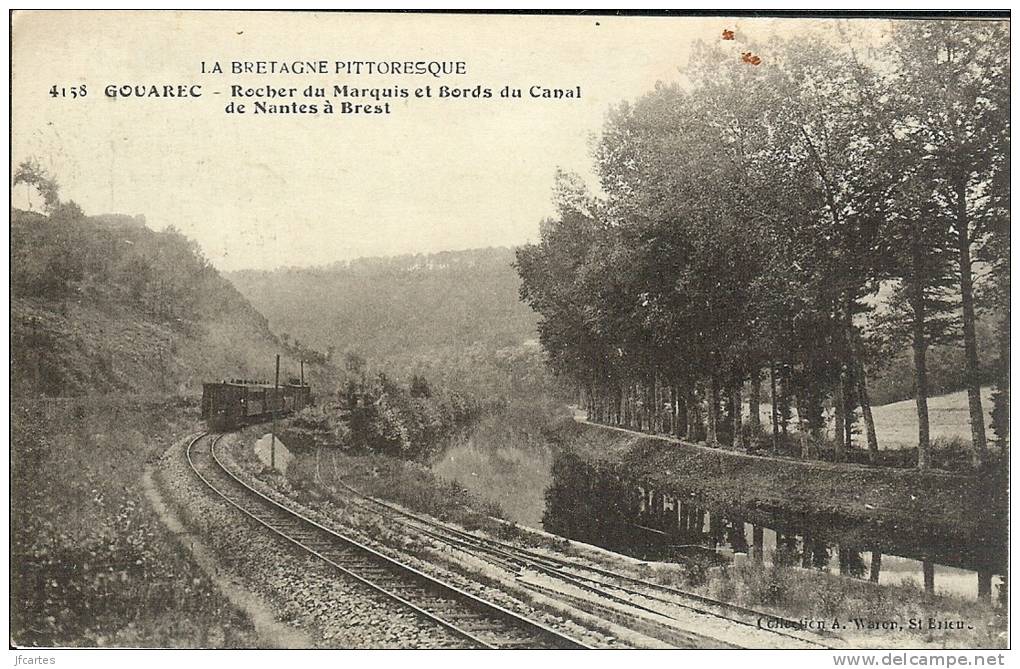 22 - GOUAREC - Rocher Du Marquis Et Bords Du Canal De Nantes à Brest - Gouarec