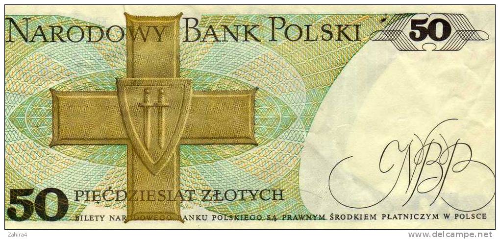 Narodowy Bank Polski - 50 Piecdziesiat Zlotych - Warszawa 1 Grudnia 1988 - Karol Swierczewski - Pologne