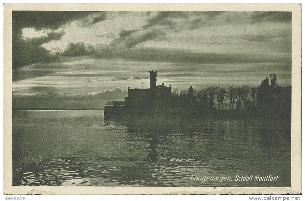 GERMANY – LANGENARGEN – MONTFORT CASTLE -NOT  SHINING - NEW UNUSED SLIGHT DAMAGE BOTTOM PART (PART IN WHITE) RE:20   NR - Langenargen