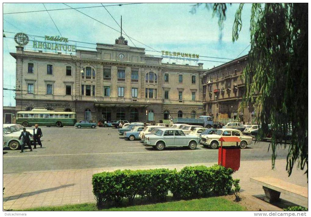 AUTOBUS-PULLMAN-AUTO-CAMI ON-CAGLIARI STAZIONE-TELEFUNKEN-RHODI ATOCE - Autobus & Pullman