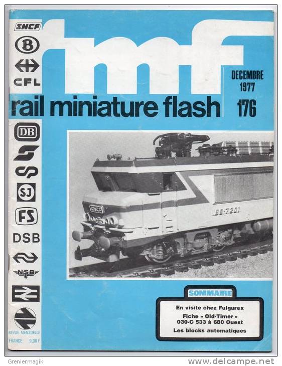 Revue RMF N°176 Décembre 1977 - Rail Miniature Flash - (Train - Modélisme) - Trains