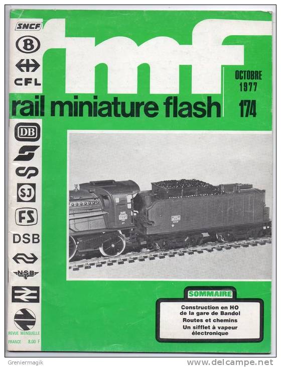 Revue RMF N°174 Octobre 1977 - Rail Miniature Flash - (Train - Modélisme) - Trains