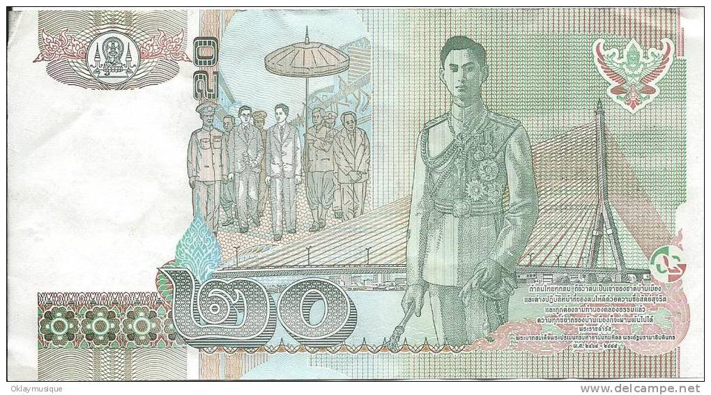 20 Baht 2003 - Thaïlande