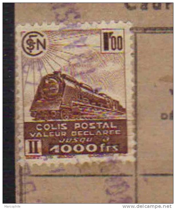 FRIVILLE  POUR MORLAIX (FINISTERE) / 1943 BORDEREAU DE COLIS POSTAL EN VALEUR DECLAREE  / COTE 30.00 EUROS (ref 2904) - Lettres & Documents