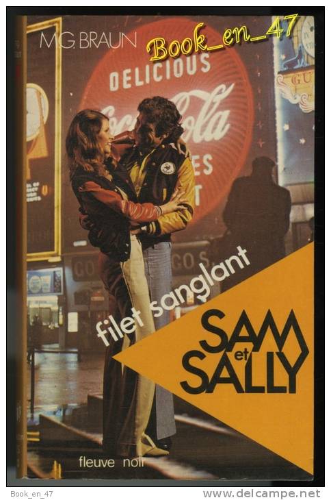{39547} M G Braun " Filet Sanglant " Sam & Sally N° 13 , EO 1976 - Fleuve Noir