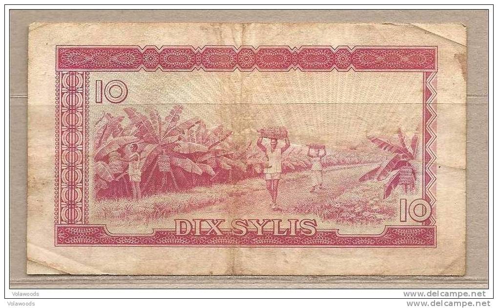 Guinea - Banconota Circolata Da 10 Sylis - 1980 - Guinea