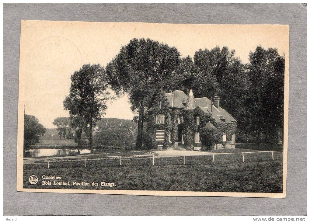 38733    Belgio,    Gosselies  -  Bois  Lombut  -  Pavillon  Des  Etangs,  VG  1950 - Charleroi