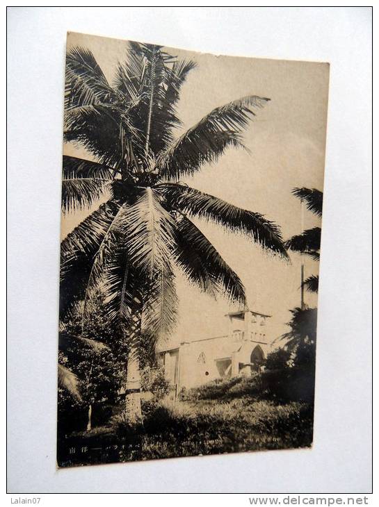 Carte Postale Ancienne : PALAU : Spanish Church Belau Caroline Islands - Palau