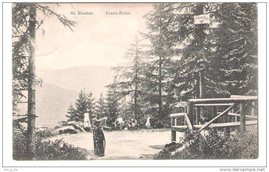 Deutschland - St. Blasien - Preen Ruhe - 1907 - St. Blasien