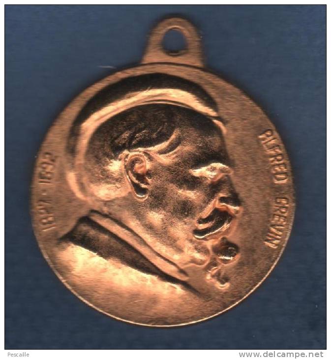 MEDAILLE ALFRED GREVIN 1827 1892 - CENTENAIRE DU MUSEE GREVIN 1882 1982 - Andere & Zonder Classificatie