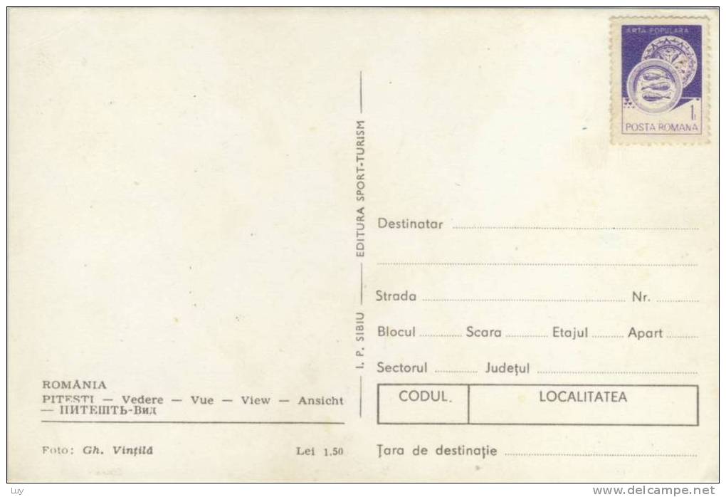 PITESTI - Ca1960 - Roumanie