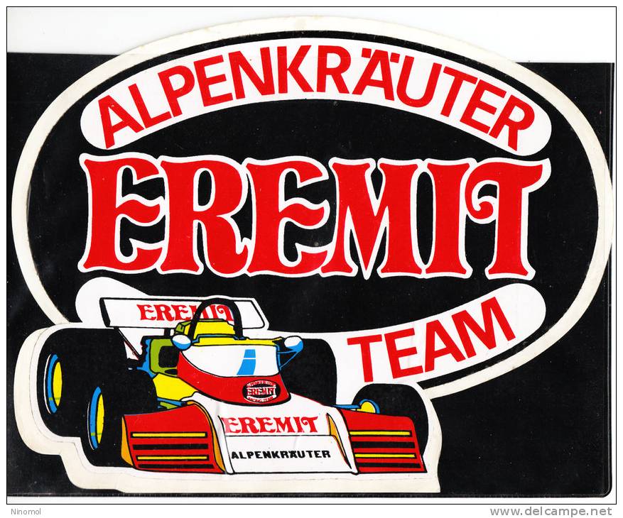 Automobilismo. Auto Racing.   Autoadesivo   Eremit Team Alpenrauter.  Dimensioni  25 X 20 Cm.  Bello E Raro - Car Racing - F1