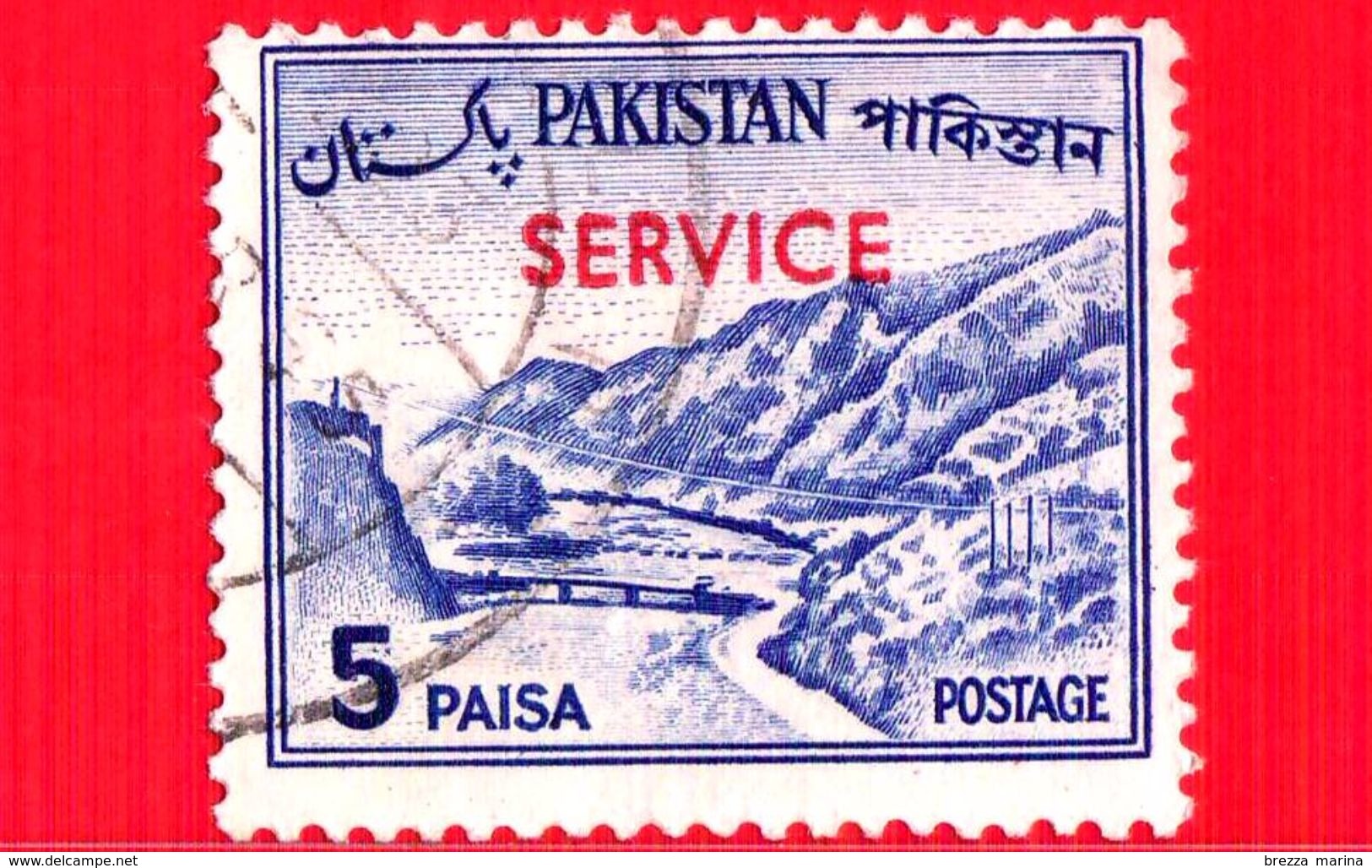 PAKISTAN - Usato - 1961 - Montagne - Paesaggi - Khyber Pass - Service  - 5 - Pakistan