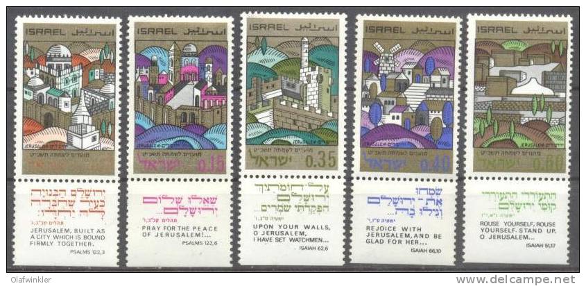 1968 New Year (5729)  Bale 406-10 / Sc 370-4 / Mi 425-9 TAB MNH / Neuf / Postfrisch [gra] - Unused Stamps (with Tabs)