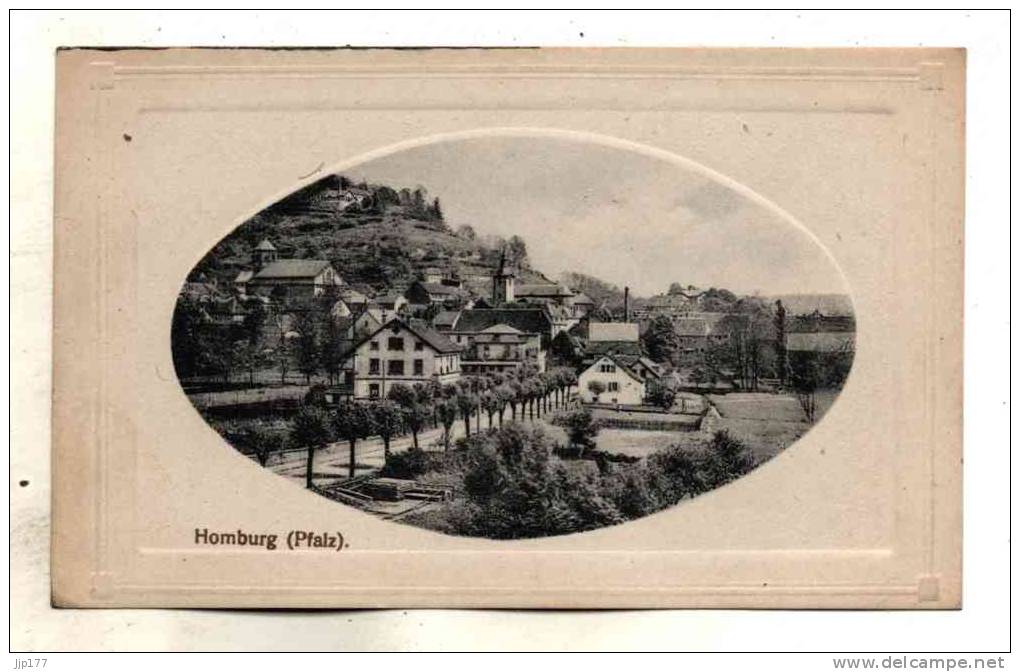 Allemagne Pfalz Homburg Hombourg Vue Sur Le Village Blick Auf Das Dorf Verlag Von C Schramm's Nachf Inh Eugen Becker - Saarpfalz-Kreis