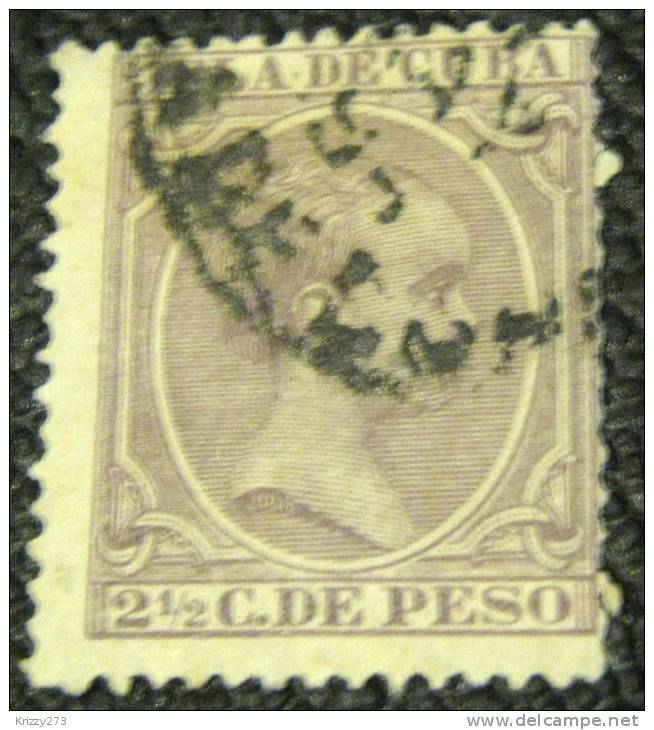 Cuba 1890 Baby 2.5c - Used - Cuba (1874-1898)