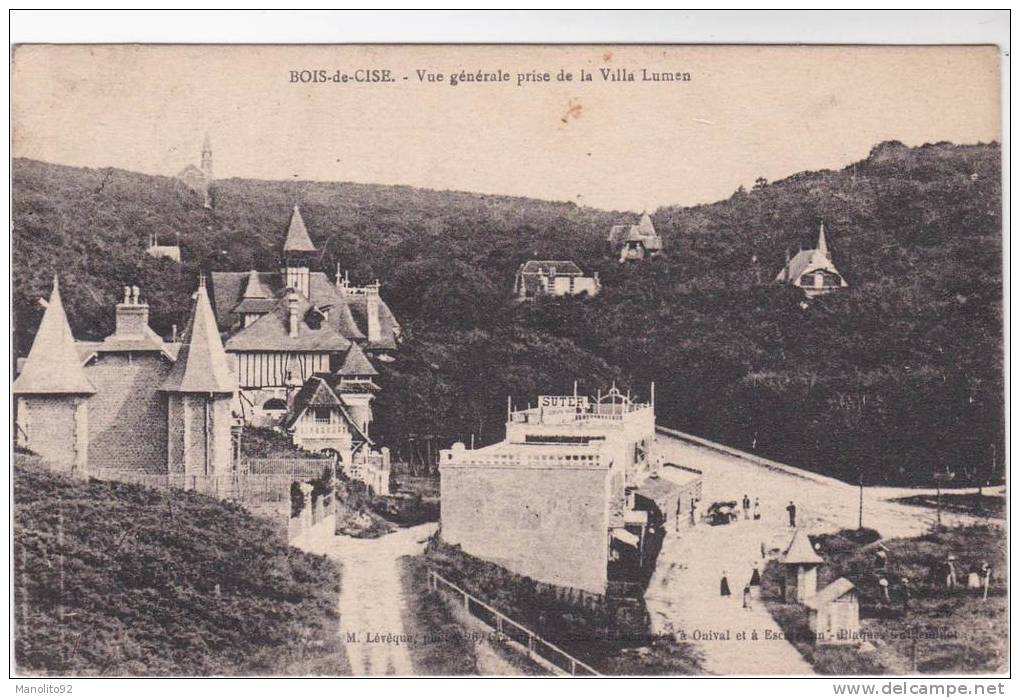 CPA 80 : BOIS DE CISE - Vue Générale Prise De La Villa Lumen - Bois-de-Cise