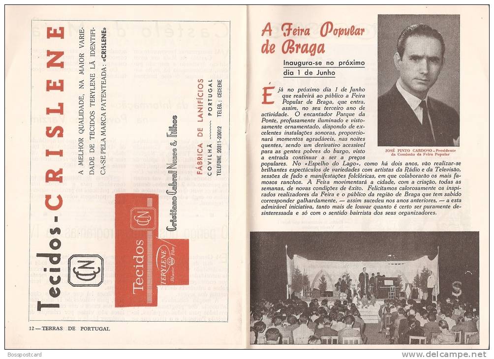 Revista "Terras De Portugal" Nº 5 De 1963. Caldelas, Braga, Fafe, Amarante, Maia, Amarante (6 Scans) - Magazines