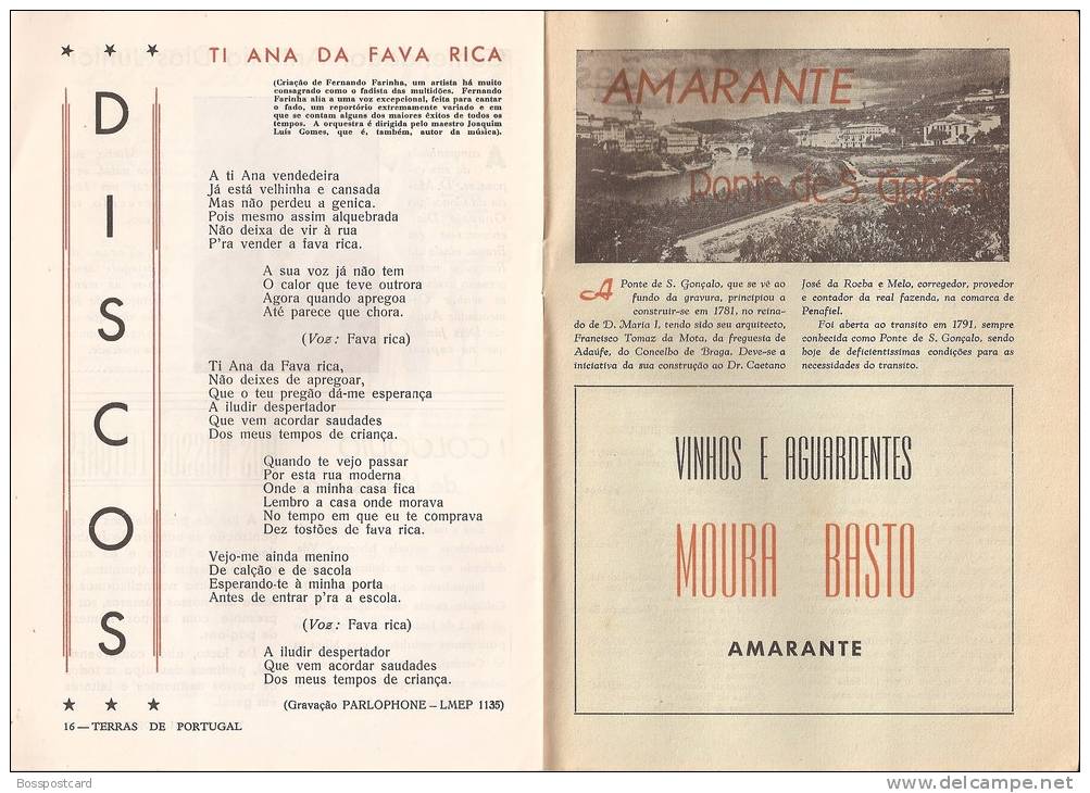 Revista "Terras De Portugal" Nº 5 De 1963. Caldelas, Braga, Fafe, Amarante, Maia, Amarante (6 Scans) - Zeitungen & Zeitschriften