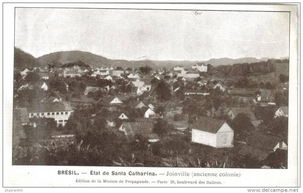 CPSM JOINVILLE (Brésil-Etat Santa Catharina) - Ancienne Colonie - Autres