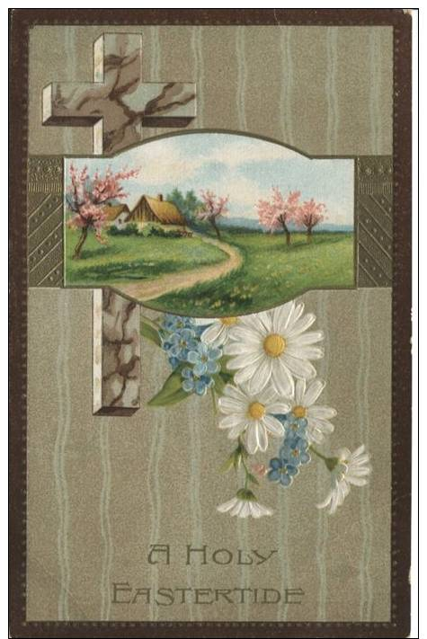 Unknown US Publisher Postcard - A Holy Eastertide - Easter