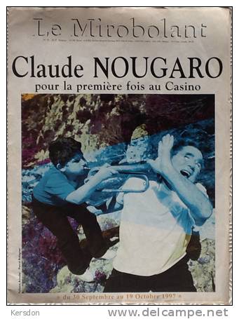 Claude Nougaro - Le Mirobolant - Programme Du Casino De Paris 1997 - Musik