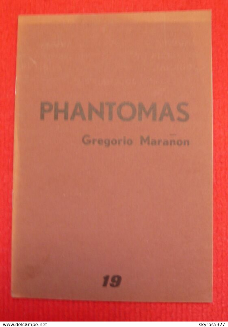 Phantomas N° 19 - Gregorio Marano - Autres & Non Classés