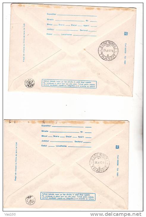 AGRICULTURE, TRACTORS, COWS, SPECIAL POSTMARK ON COVER STATIONERY, 1982, ROMANIA - Agriculture